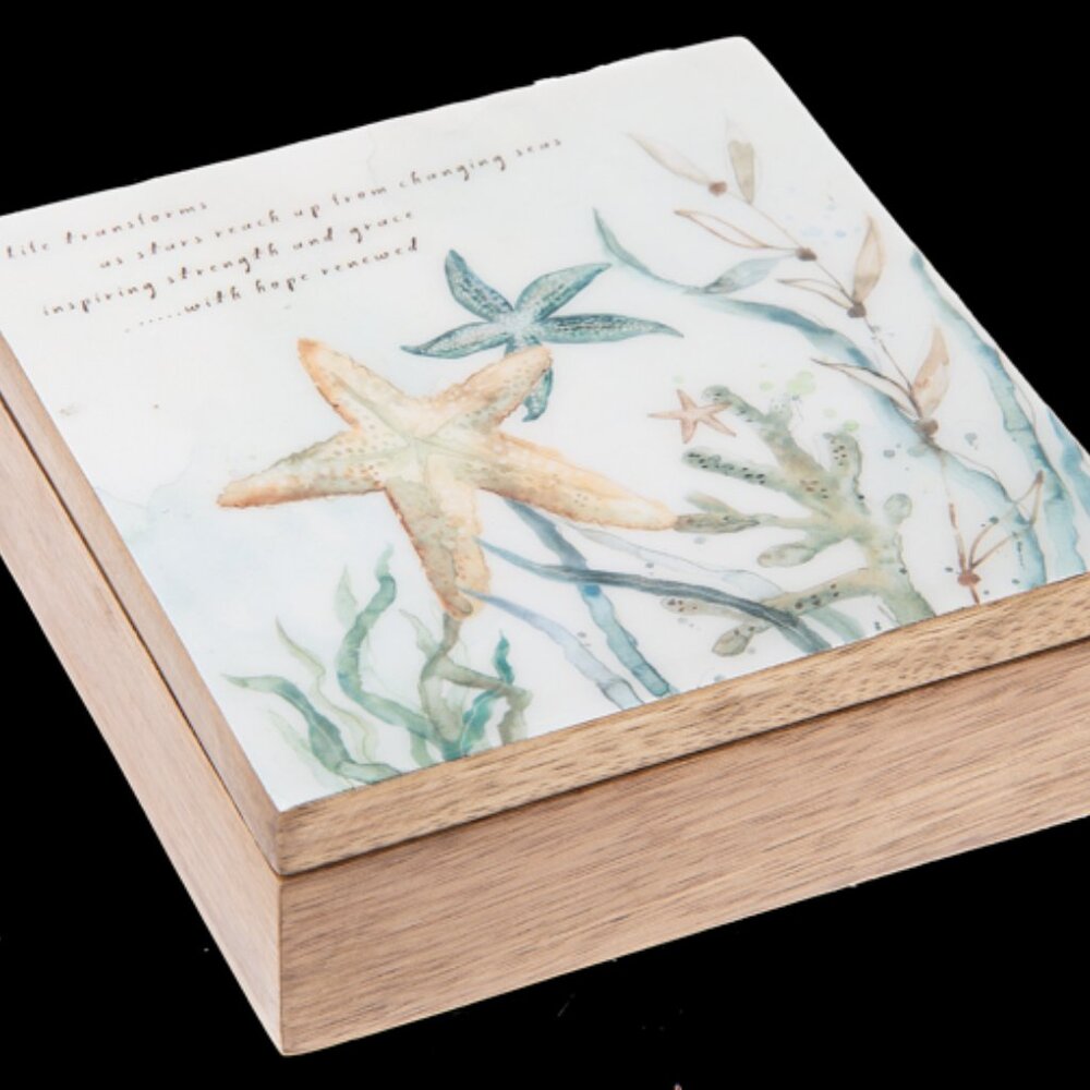 Coastal Starfish Keepsake Box 🌊